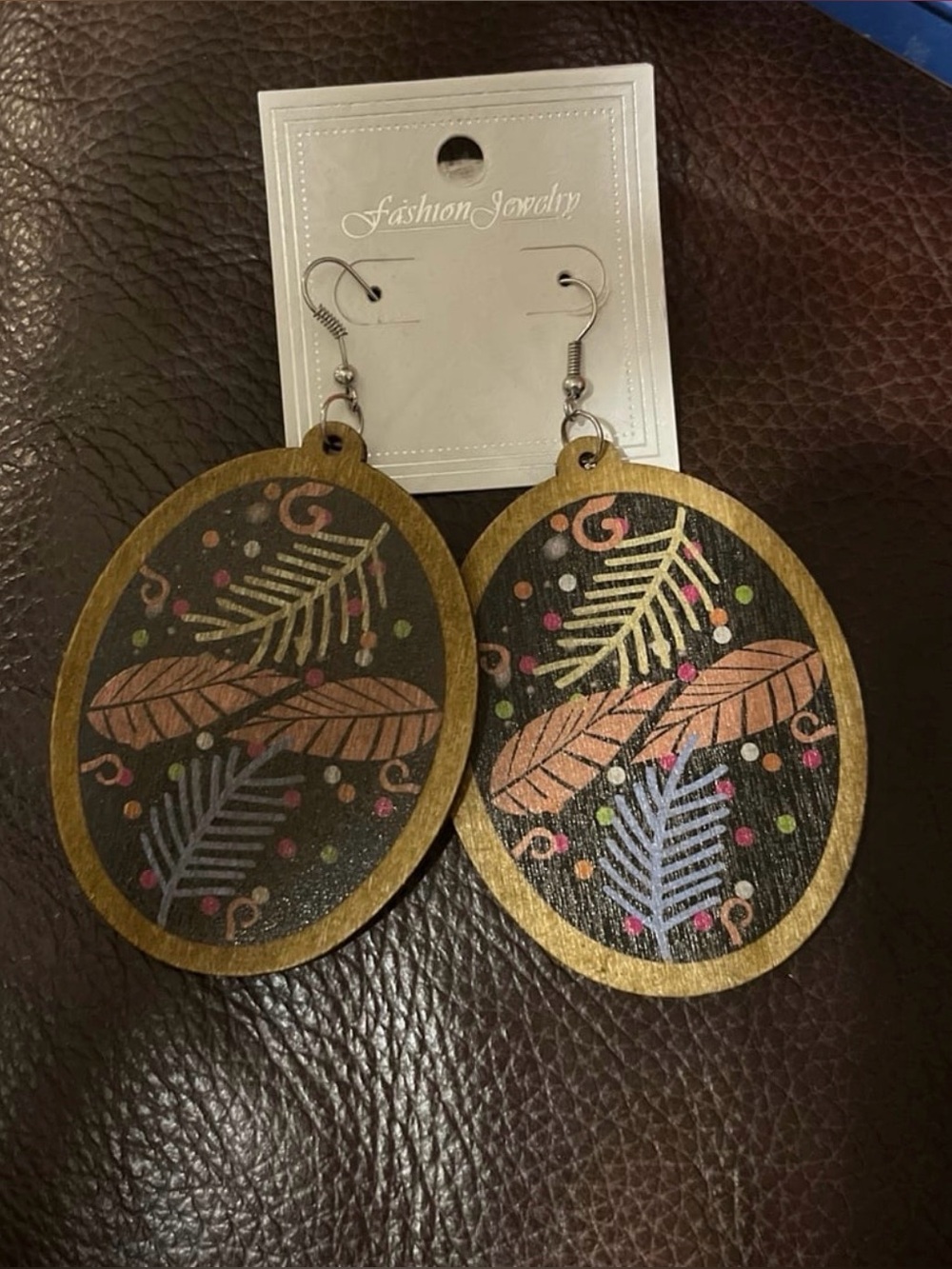 Brand New Wood Earrings